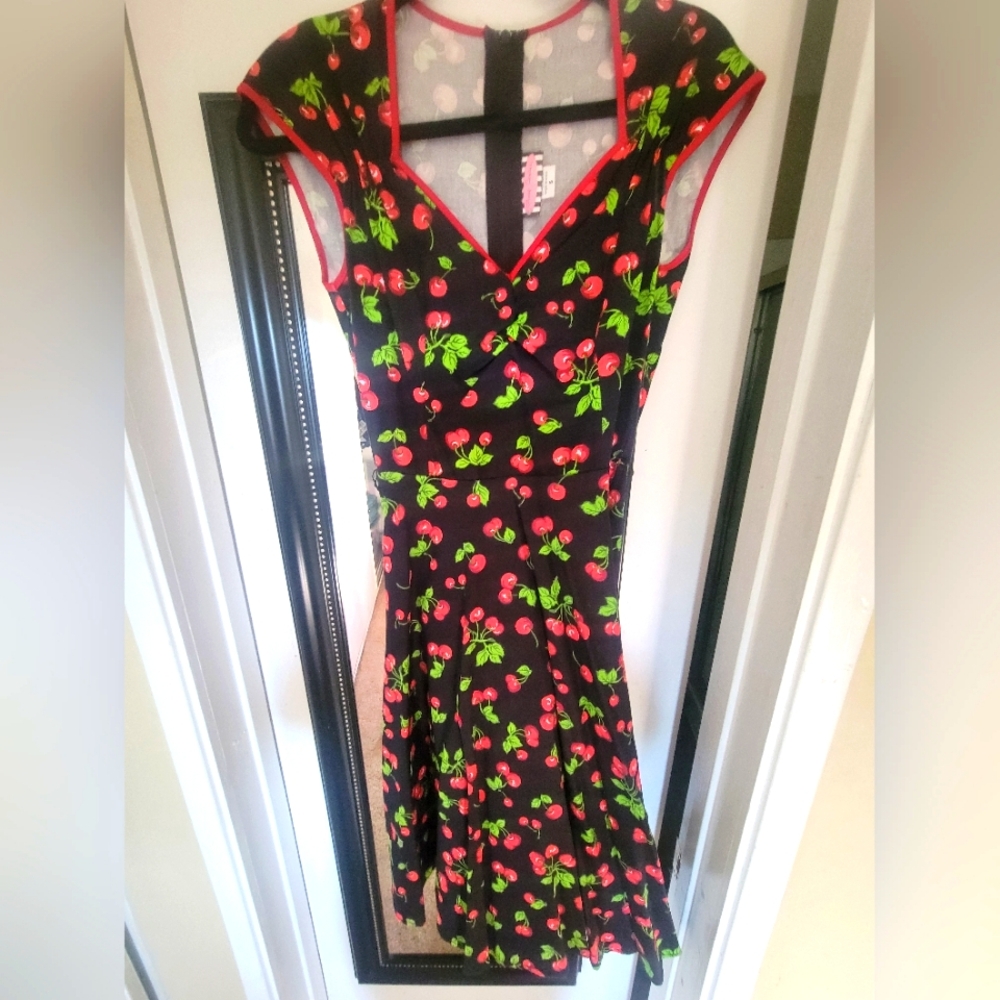 Pinup Couture Cherry Swing Dress